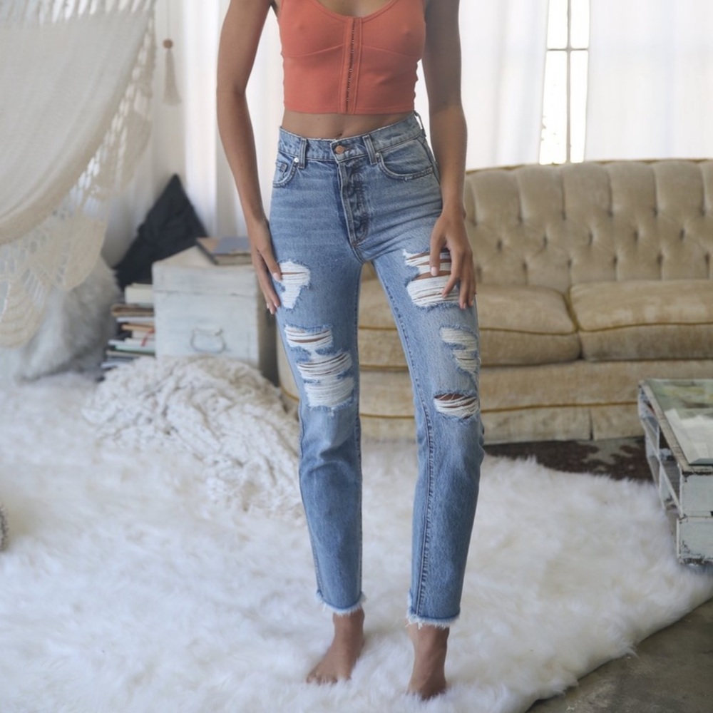 NWT REVICE Denim Ex-boyfriend Jeans/ Dylan Wash